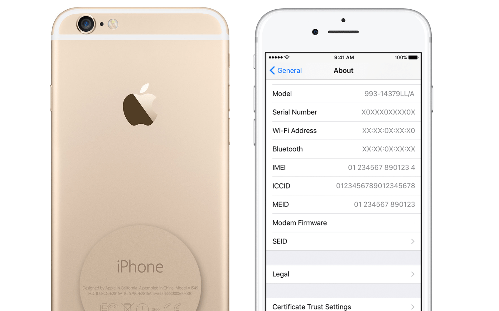 Apple iphone 8 serial number